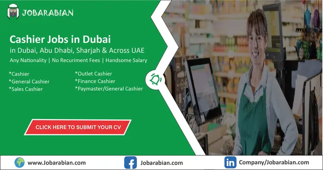 Cashier Jobs in Dubai